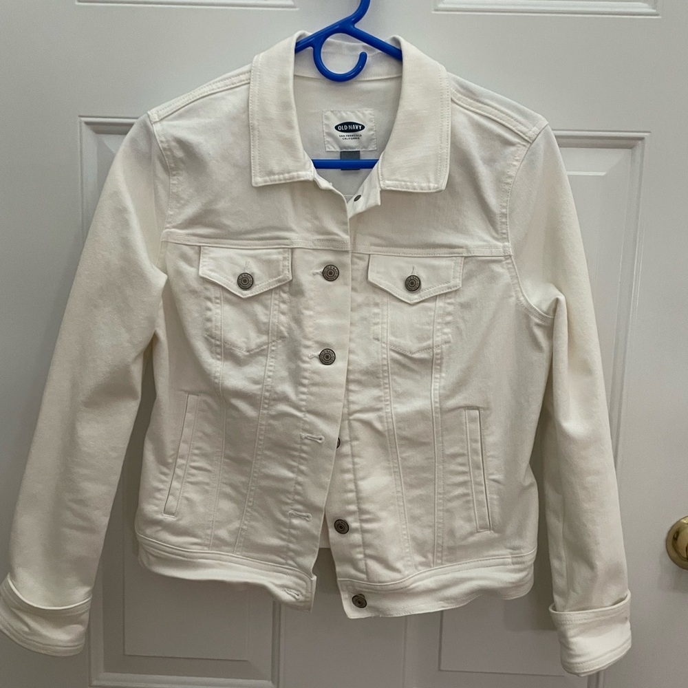Old Navy Cream Jean Jacket
